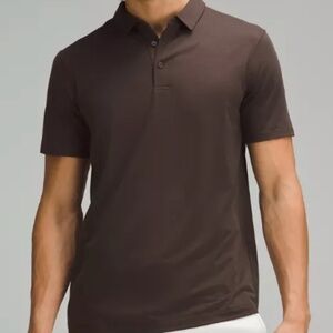 lululemon Expresso Brown ESPR Evolution Polo Shirt M NWT